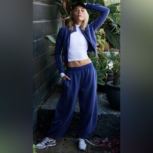 Free People! FP Movement Tie Game Set In Sapphire Skies NWT!